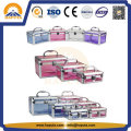 Aluminum Acrylic Cosmetic Case for Makeup (HB-2101)